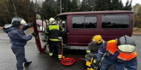 В Наро-Фоминске пожарные устроили учебное ДТП для оттачивания мастерства - Regions.Ru